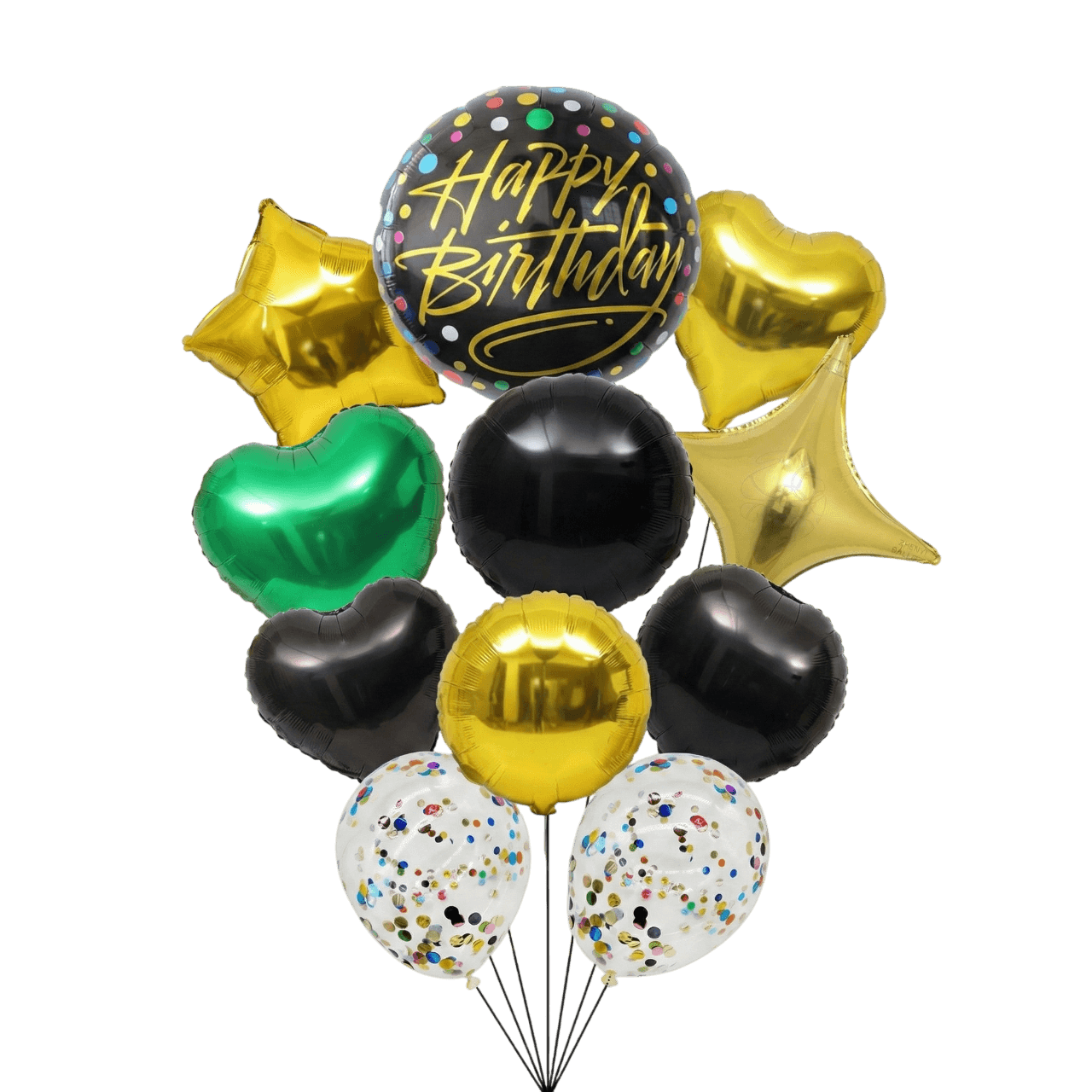 Classic Gold & Black Bouquet