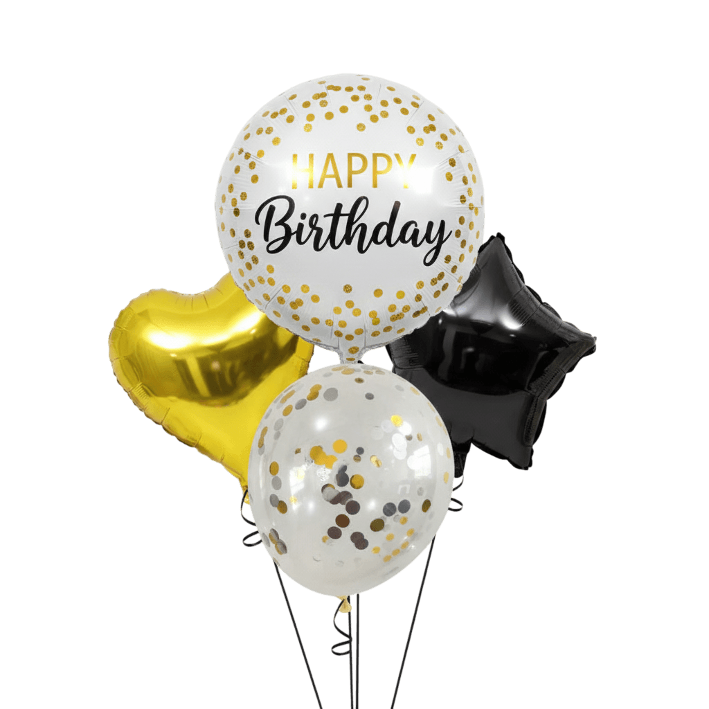 Golden & Black Bouquet - standard